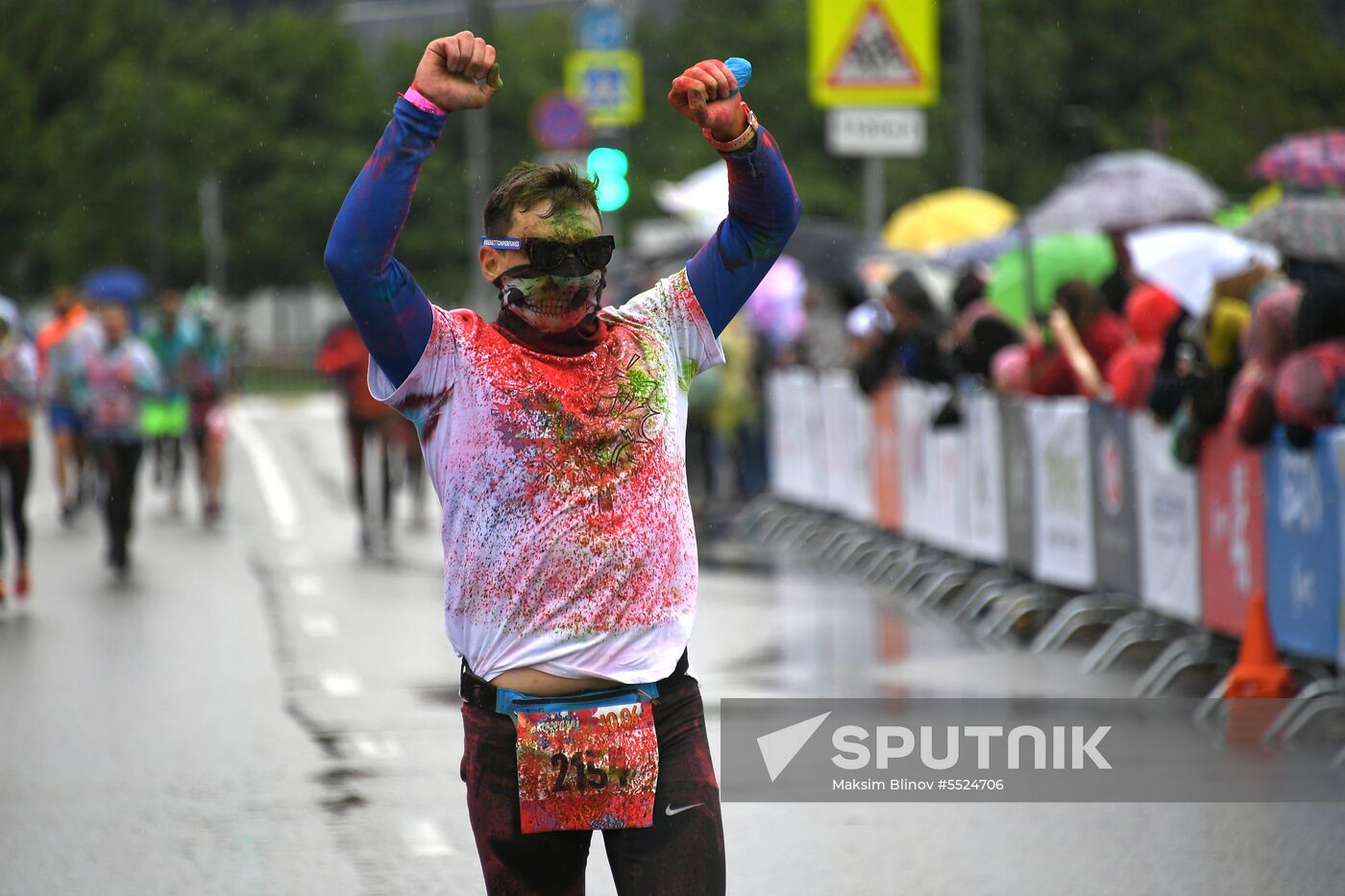 Holi colors run