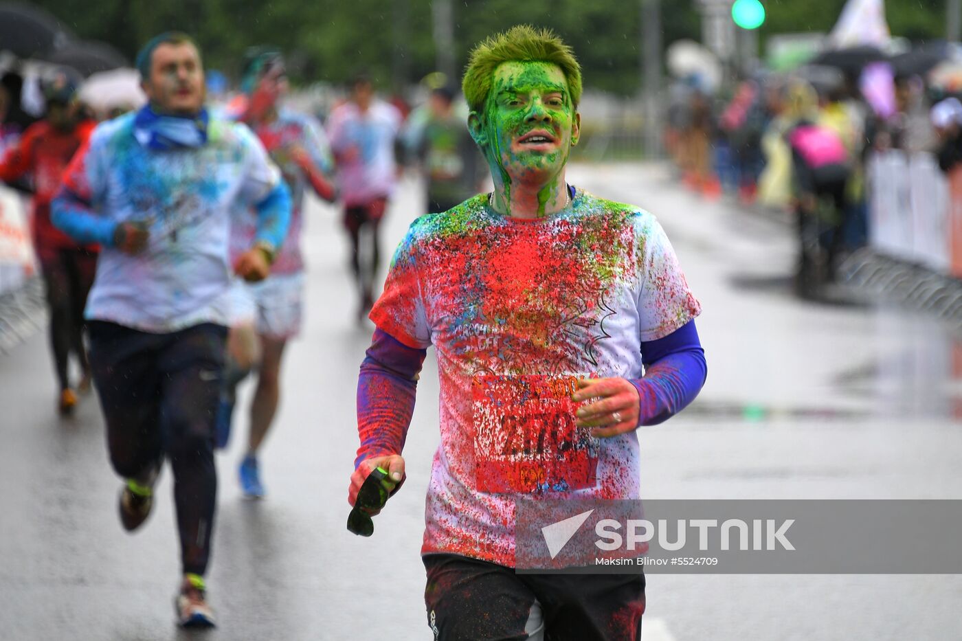 Holi colors run