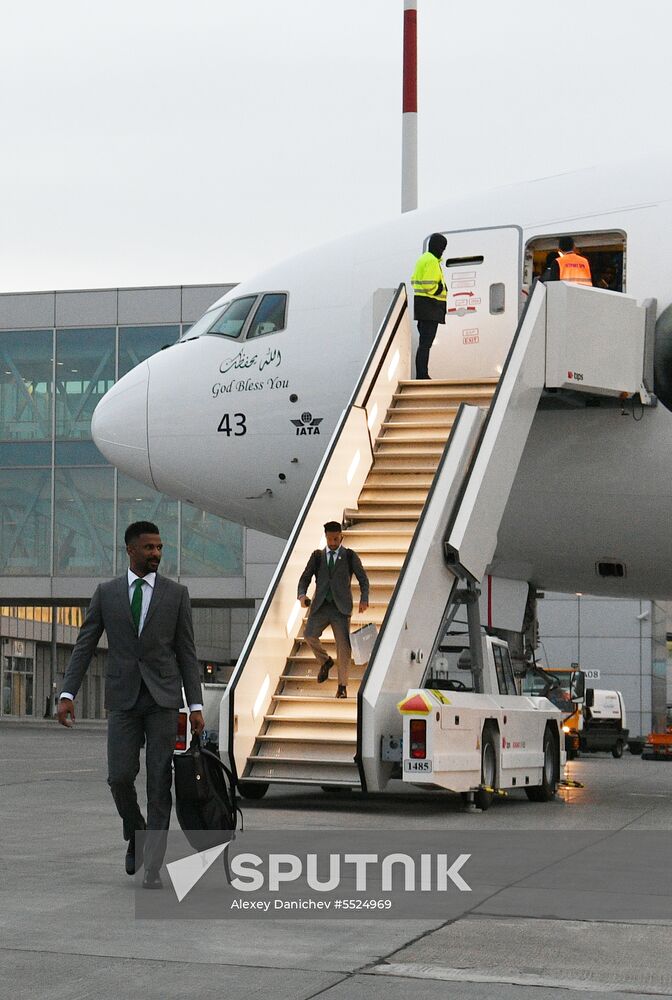 Russia World Cup Saudi Arabia Arrival