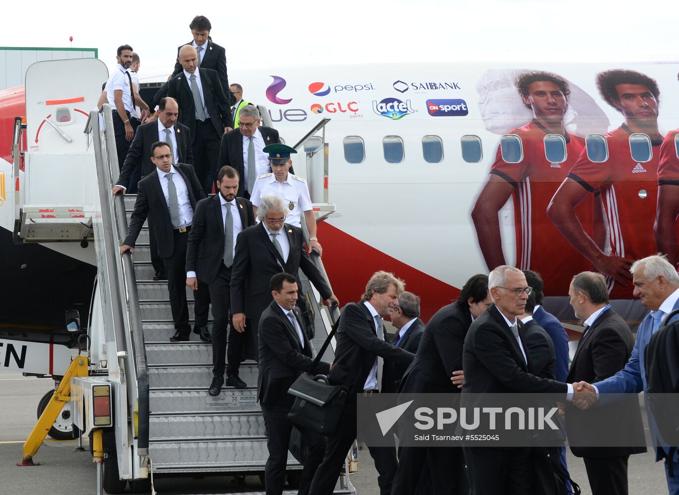 Russia World Cup Egypt Arrival