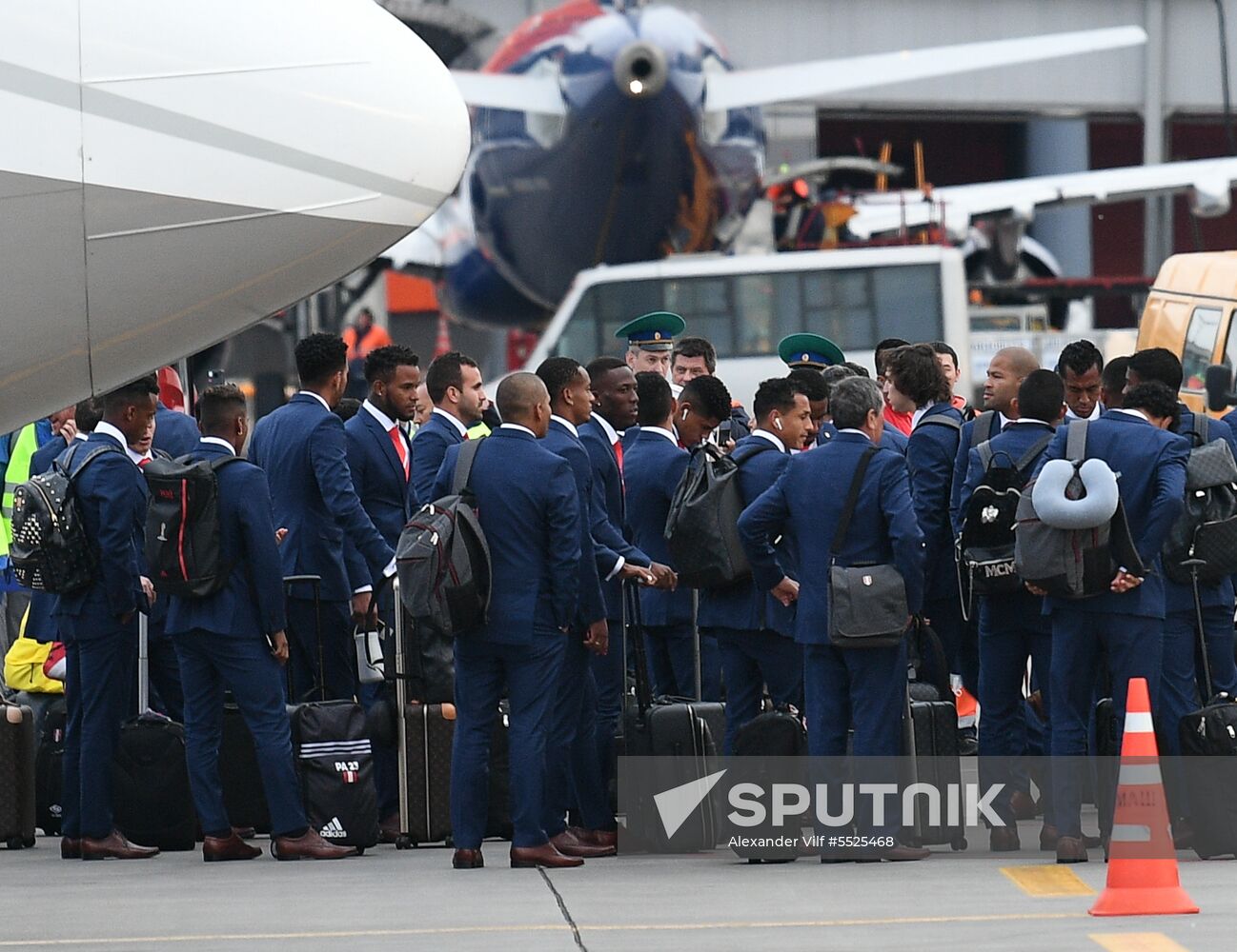 Russia World Cup Peru Arrival