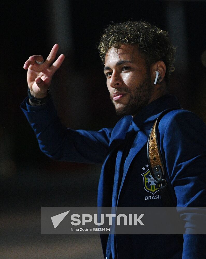 Russia World Cup Brazil Arrival
