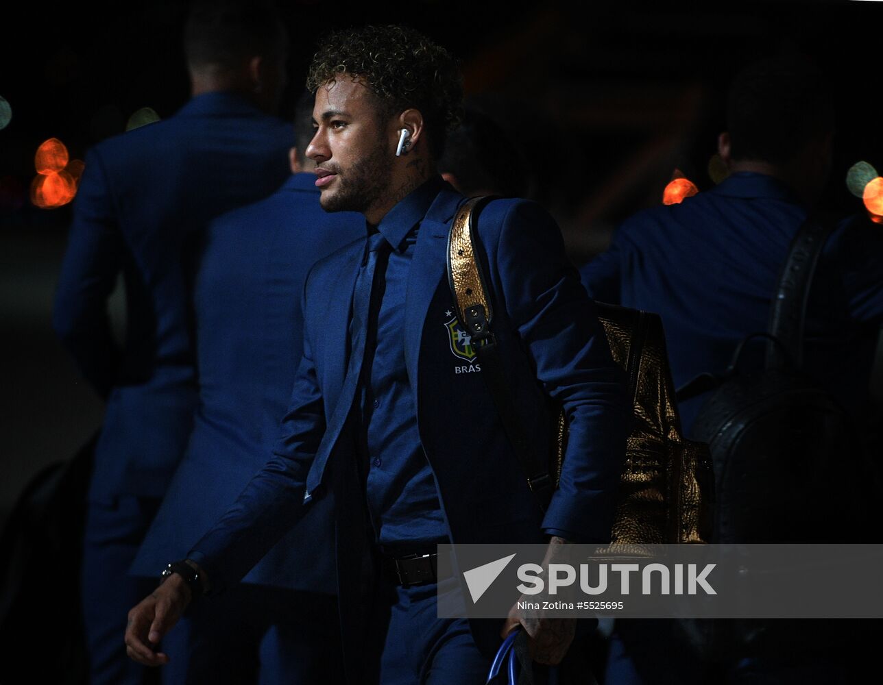 Russia World Cup Brazil Arrival