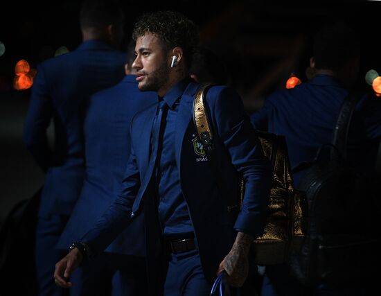 Russia World Cup Brazil Arrival
