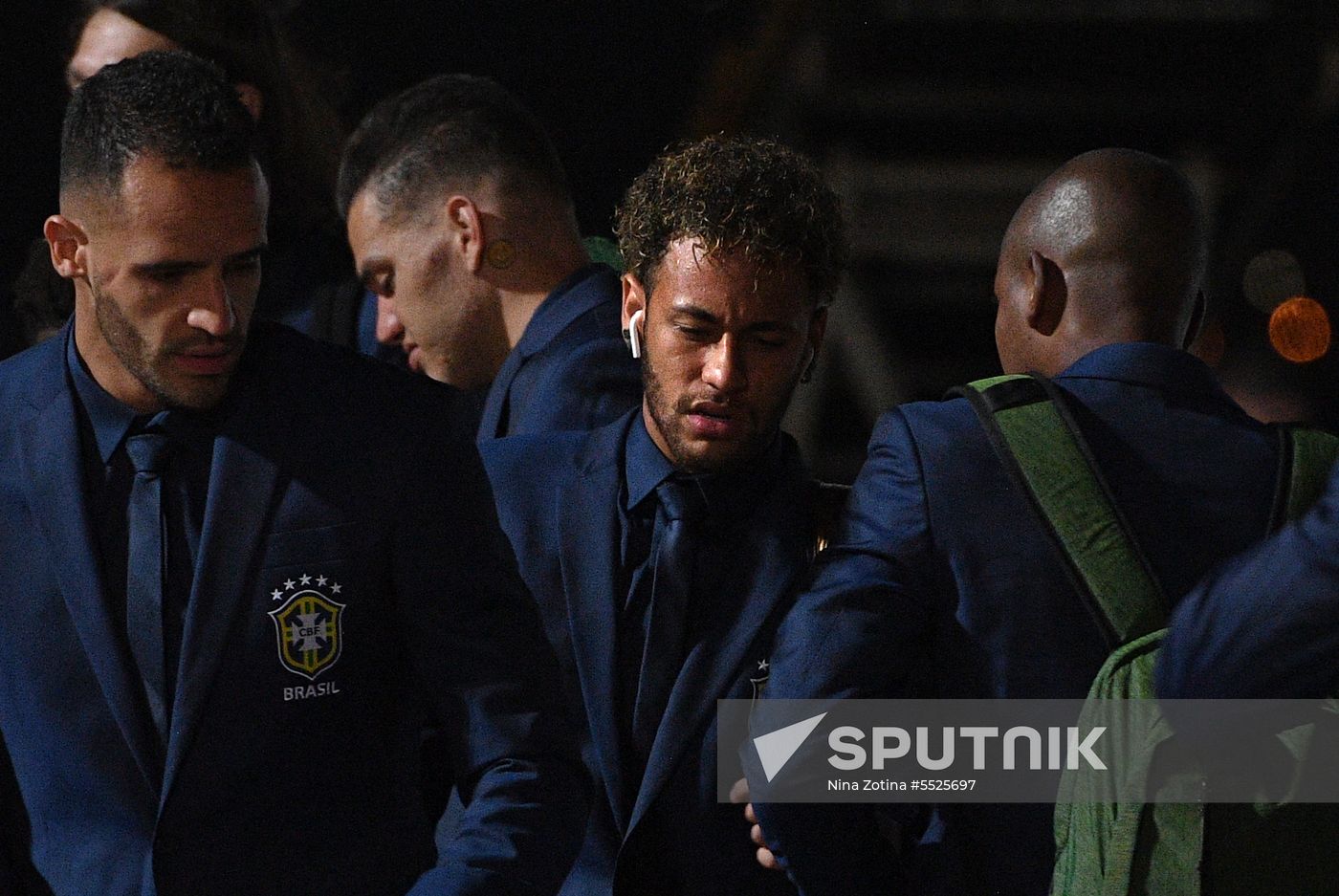 Russia World Cup Brazil Arrival