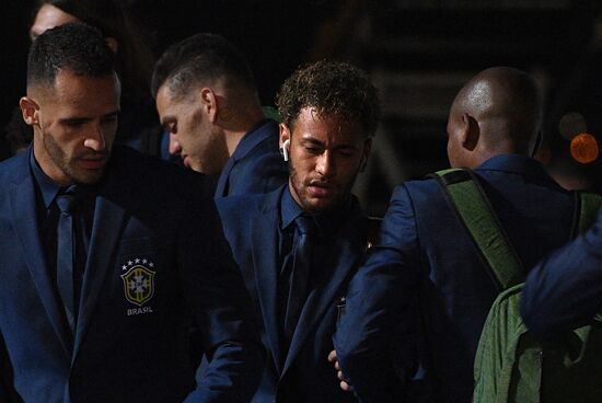 Russia World Cup Brazil Arrival