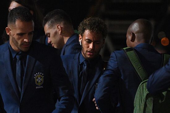 Russia World Cup Brazil Arrival