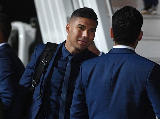 Russia World Cup Brazil Arrival