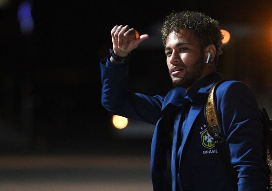 Russia World Cup Brazil Arrival