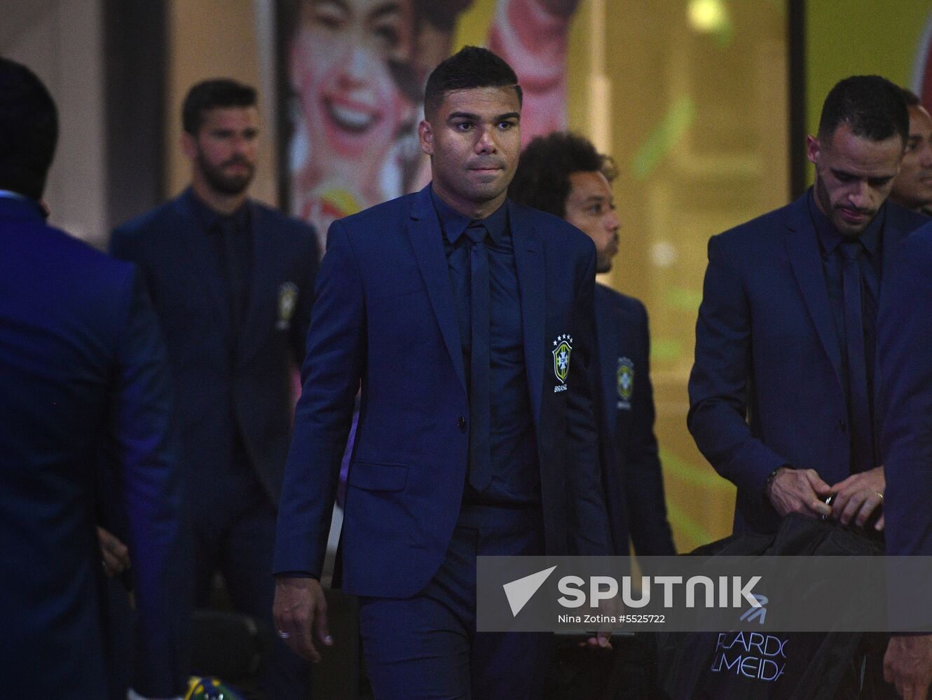 Russia World Cup Brazil Arrival