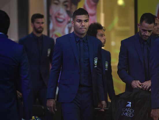 Russia World Cup Brazil Arrival