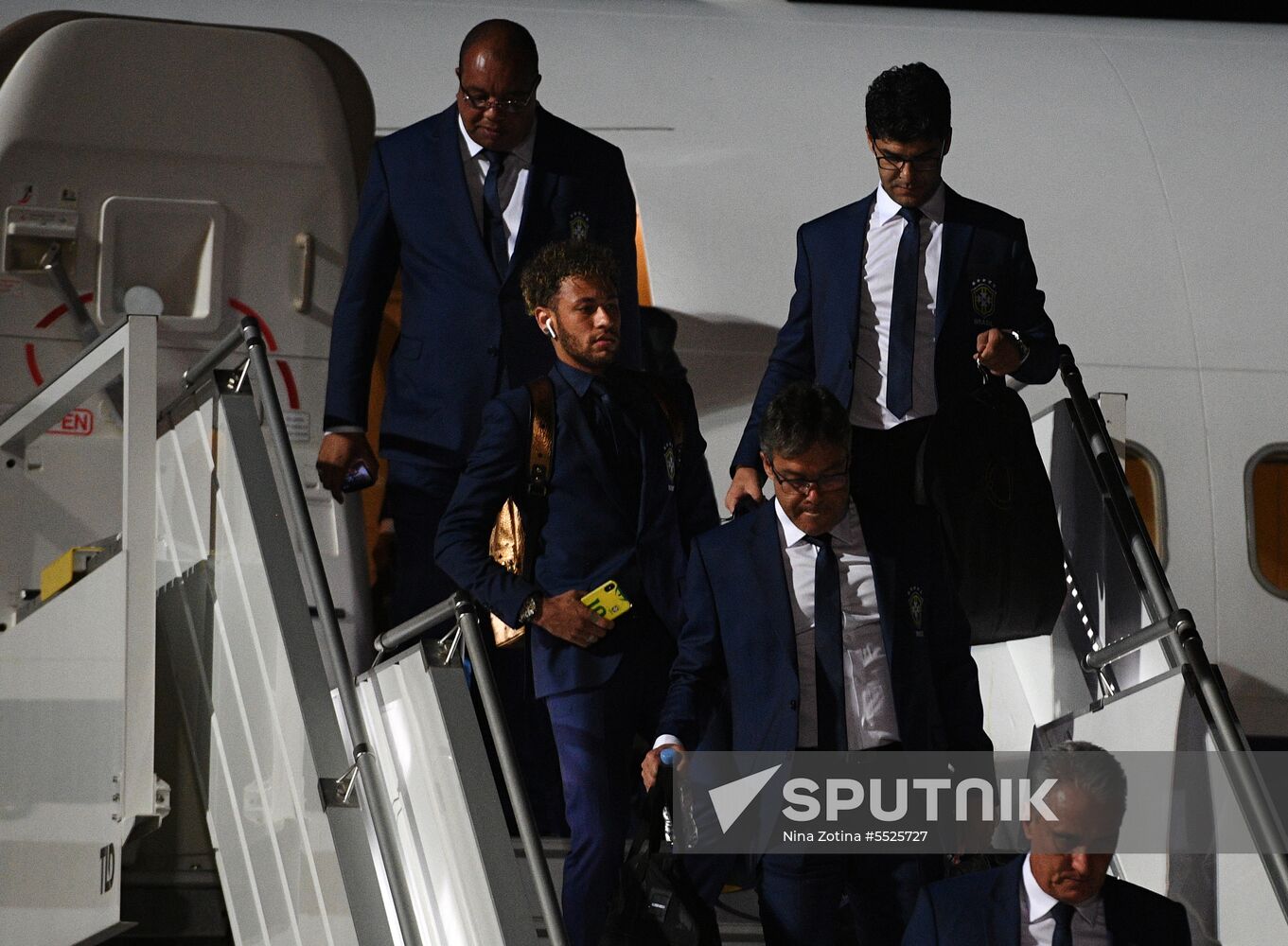Russia World Cup Brazil Arrival