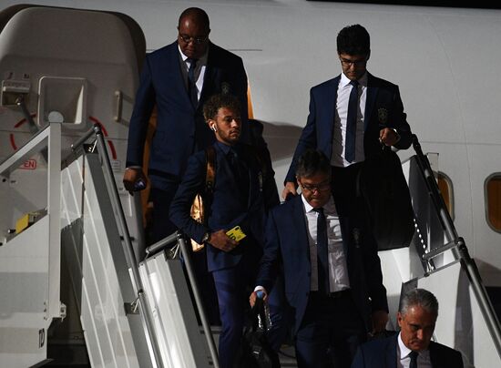 Russia World Cup Brazil Arrival