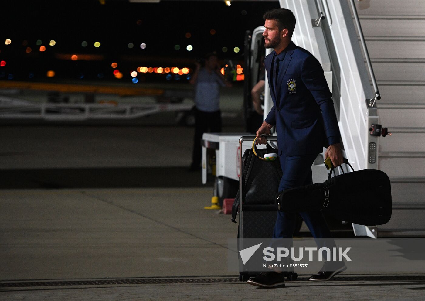 Russia World Cup Brazil Arrival