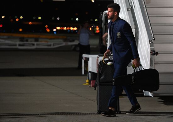 Russia World Cup Brazil Arrival
