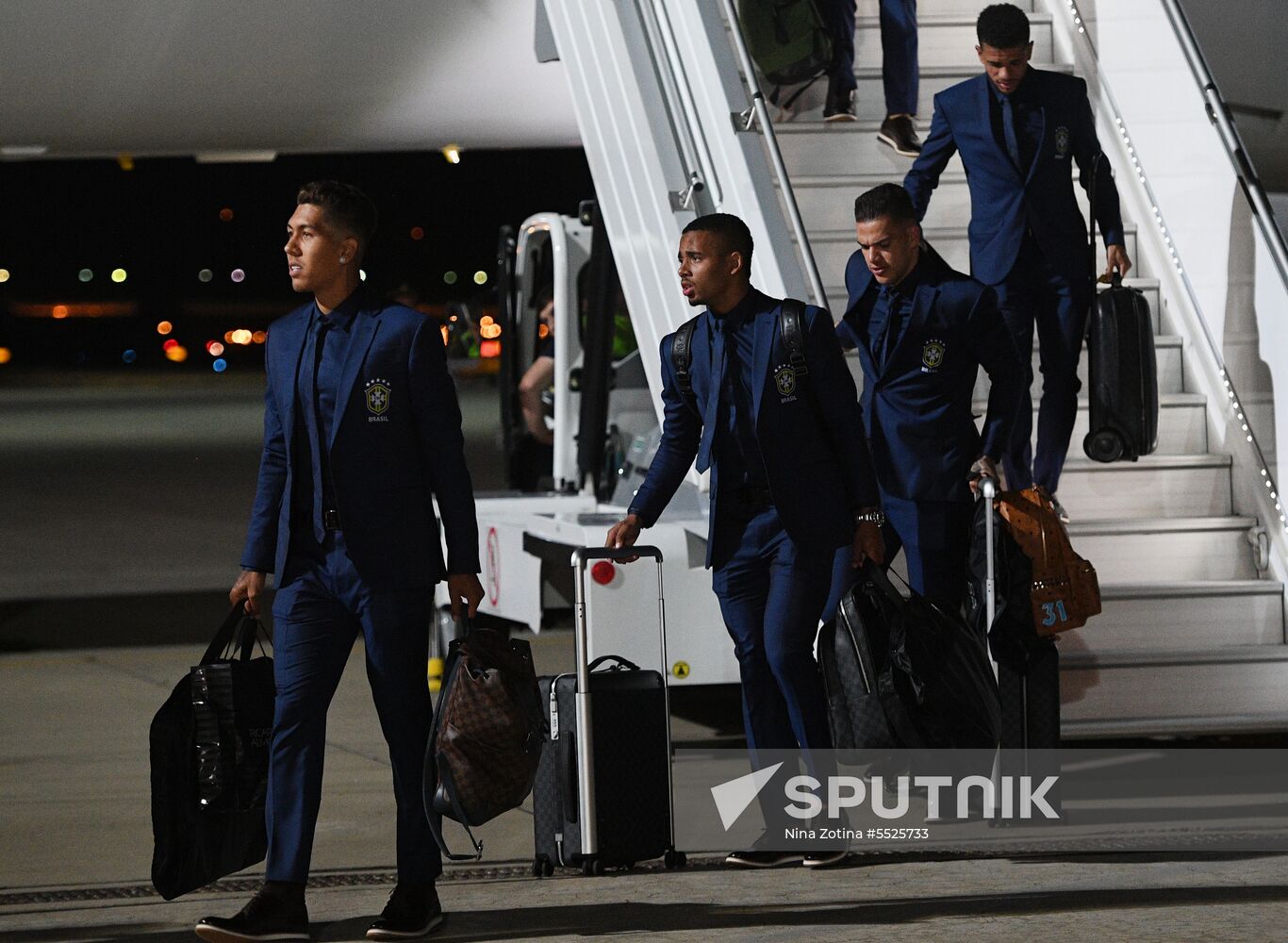 Russia World Cup Brazil Arrival