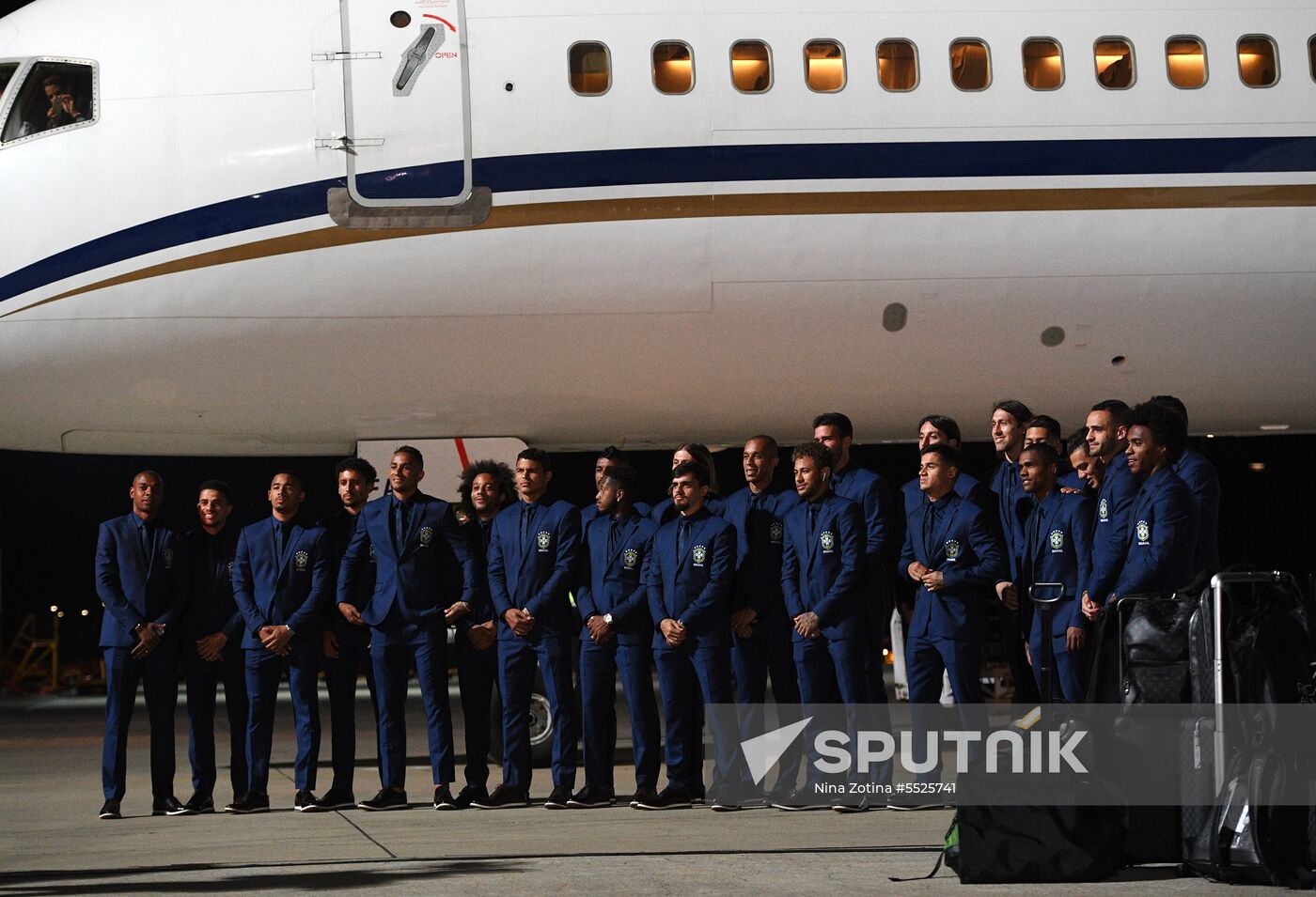 Russia World Cup Brazil Arrival