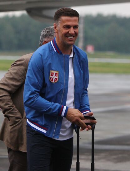 Russia World Cup Serbia Arrival