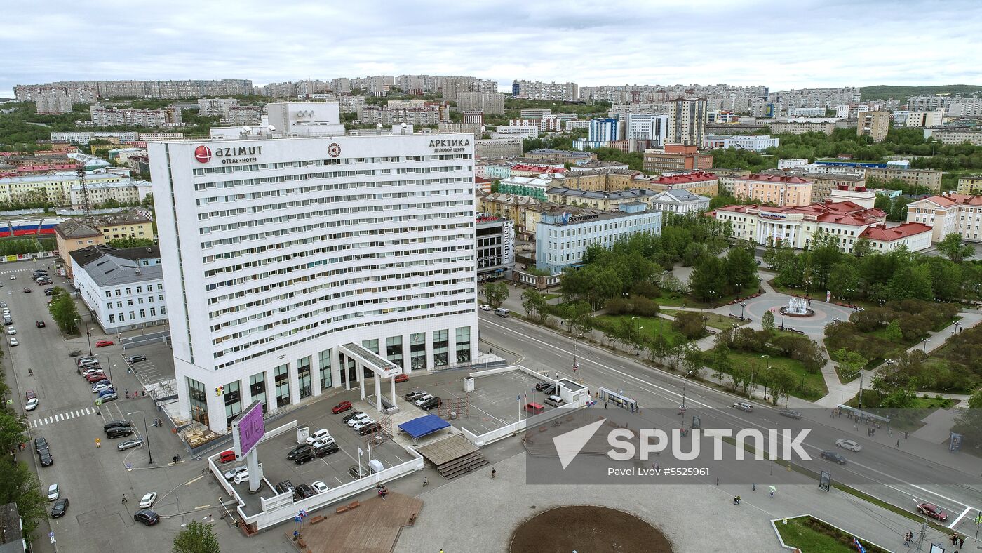 Russian cities. Murmansk