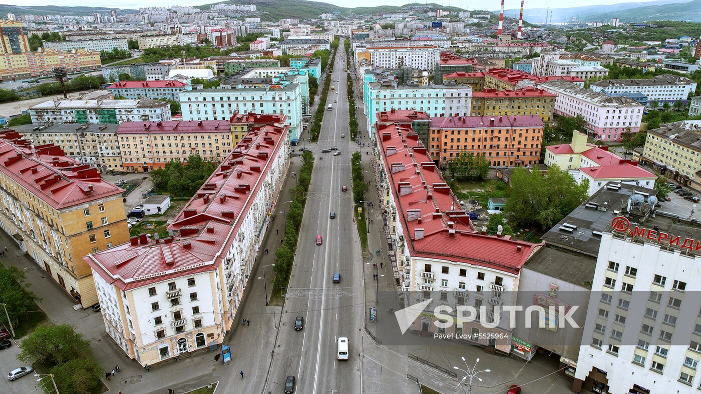 Russian cities. Murmansk