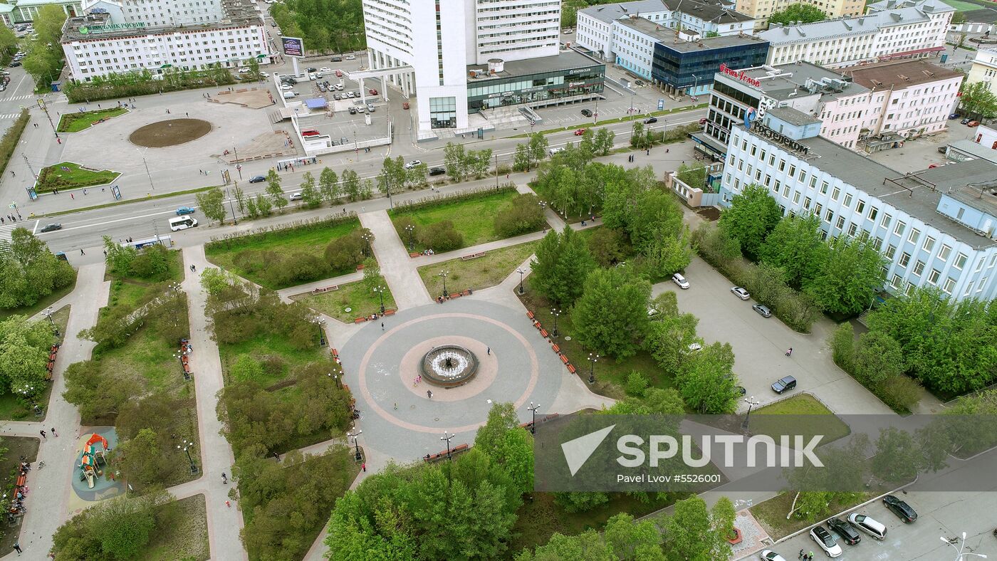 Russian cities. Murmansk