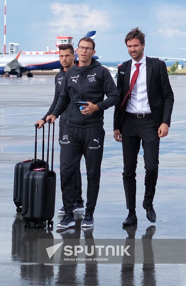 Russia World Cup Switzerland Arrival