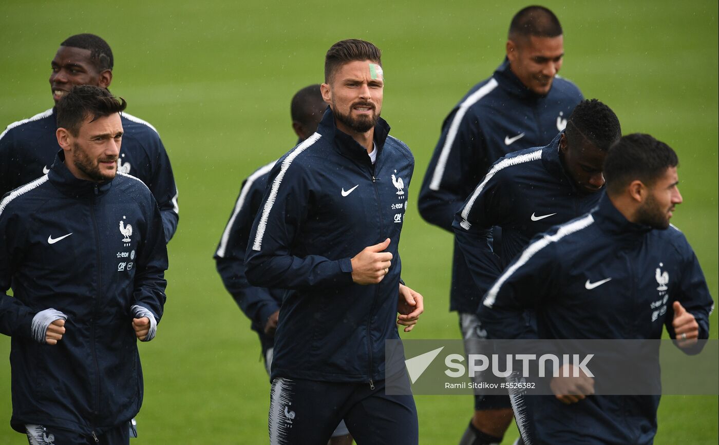 Russia World Cup France Training