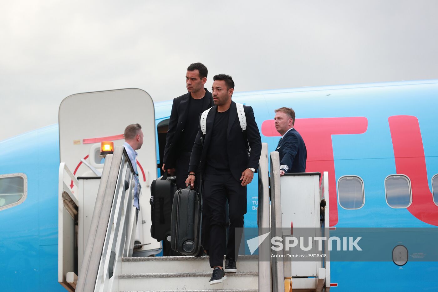 Russia World Cup Mexico Arrival