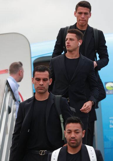Russia World Cup Mexico Arrival