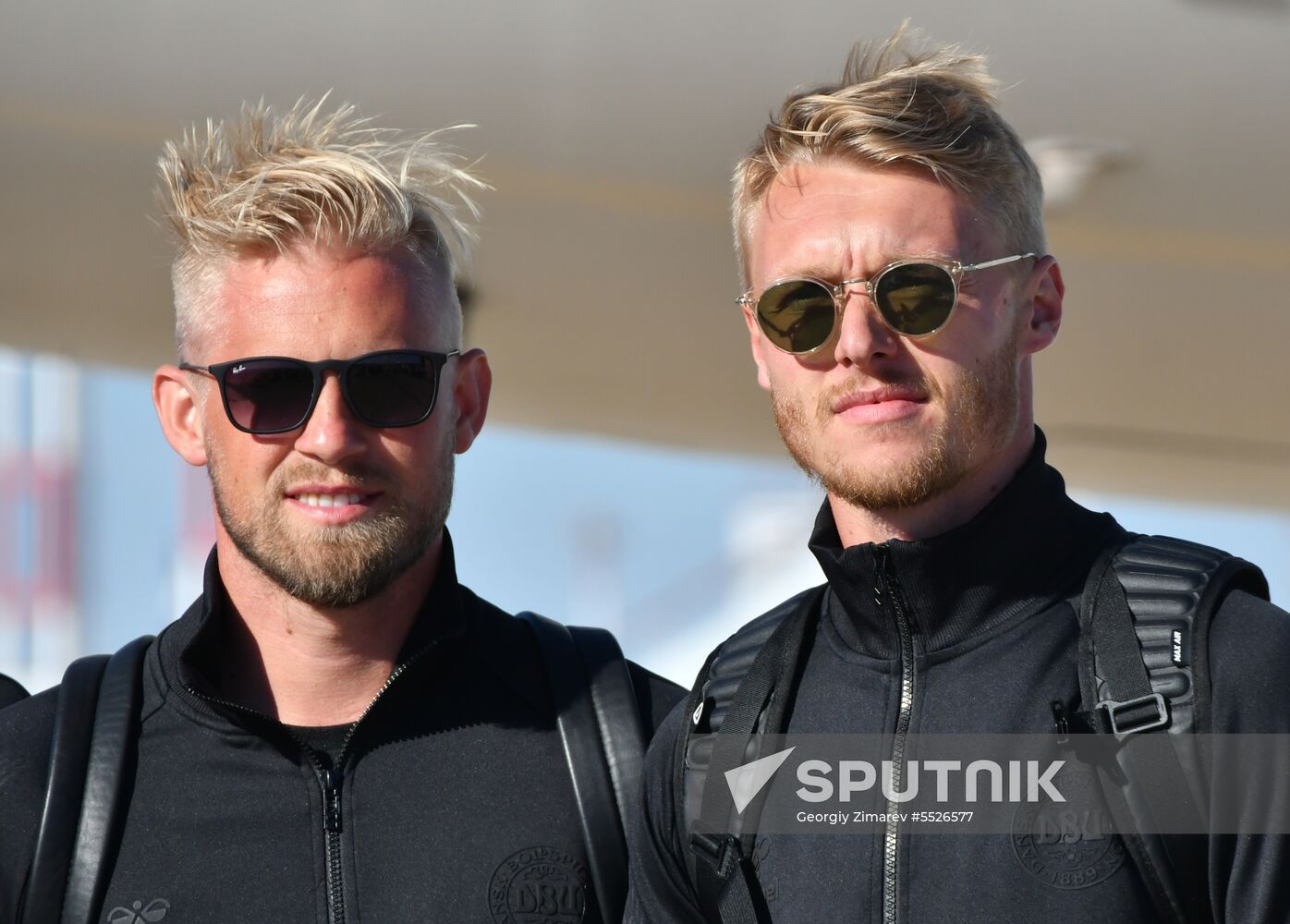 Russia World Cup Denmark Arrival