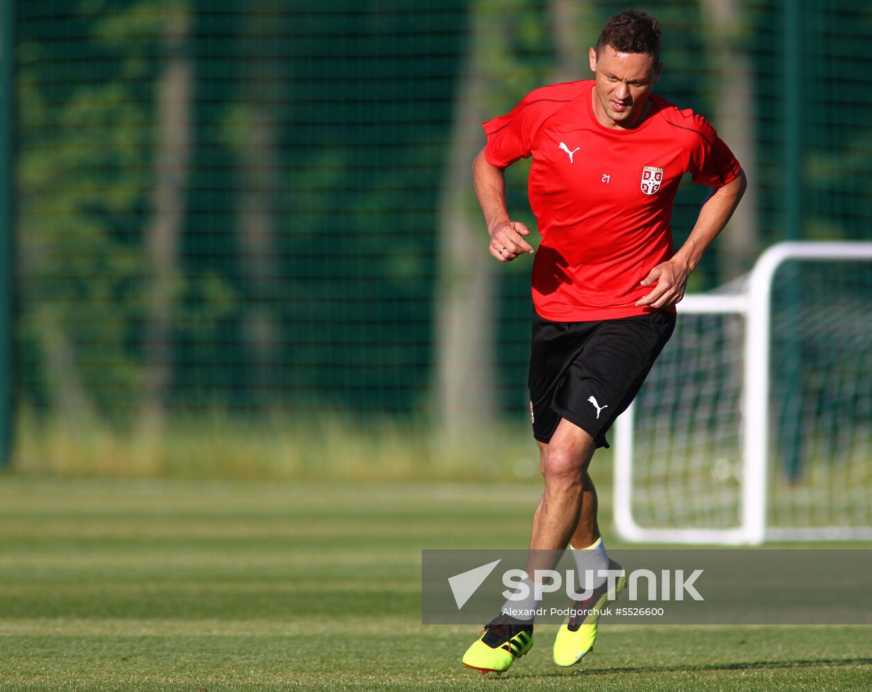 Russia World Cup Serbia Training