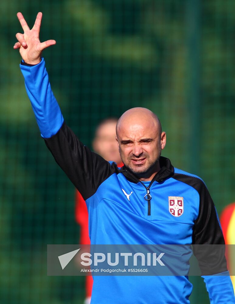 Russia World Cup Serbia Training