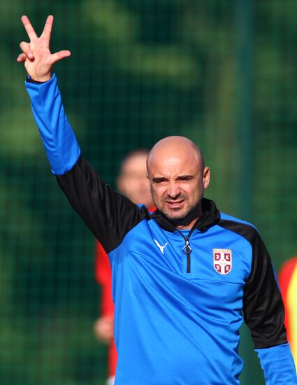 Russia World Cup Serbia Training
