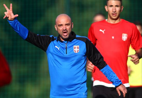 Russia World Cup Serbia Training