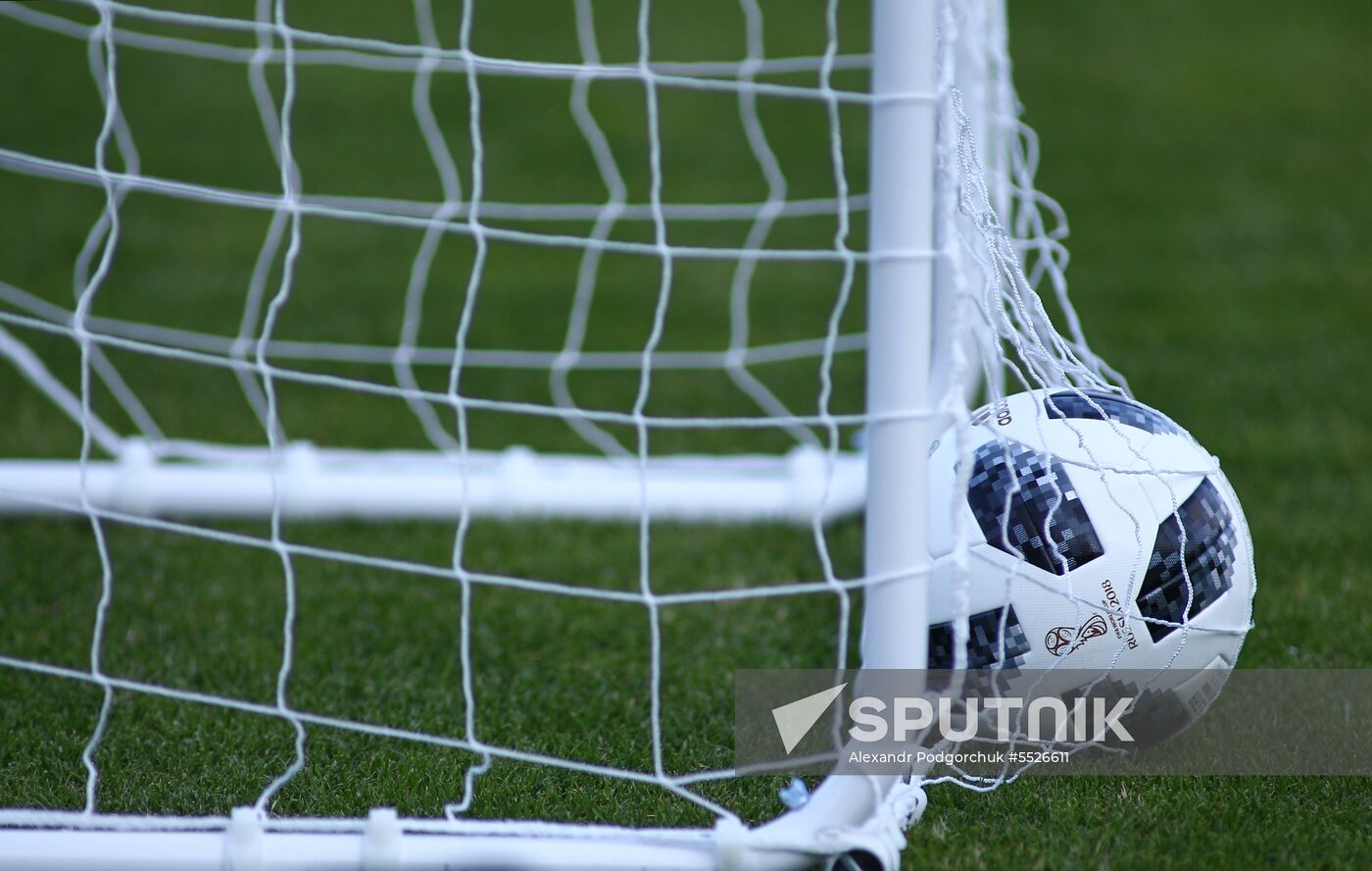 Russia World Cup Serbia Training