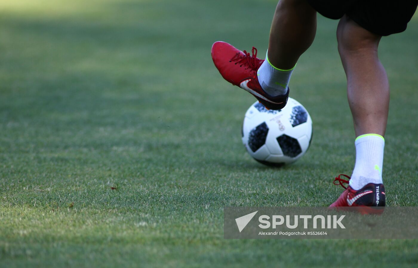 Russia World Cup Serbia Training