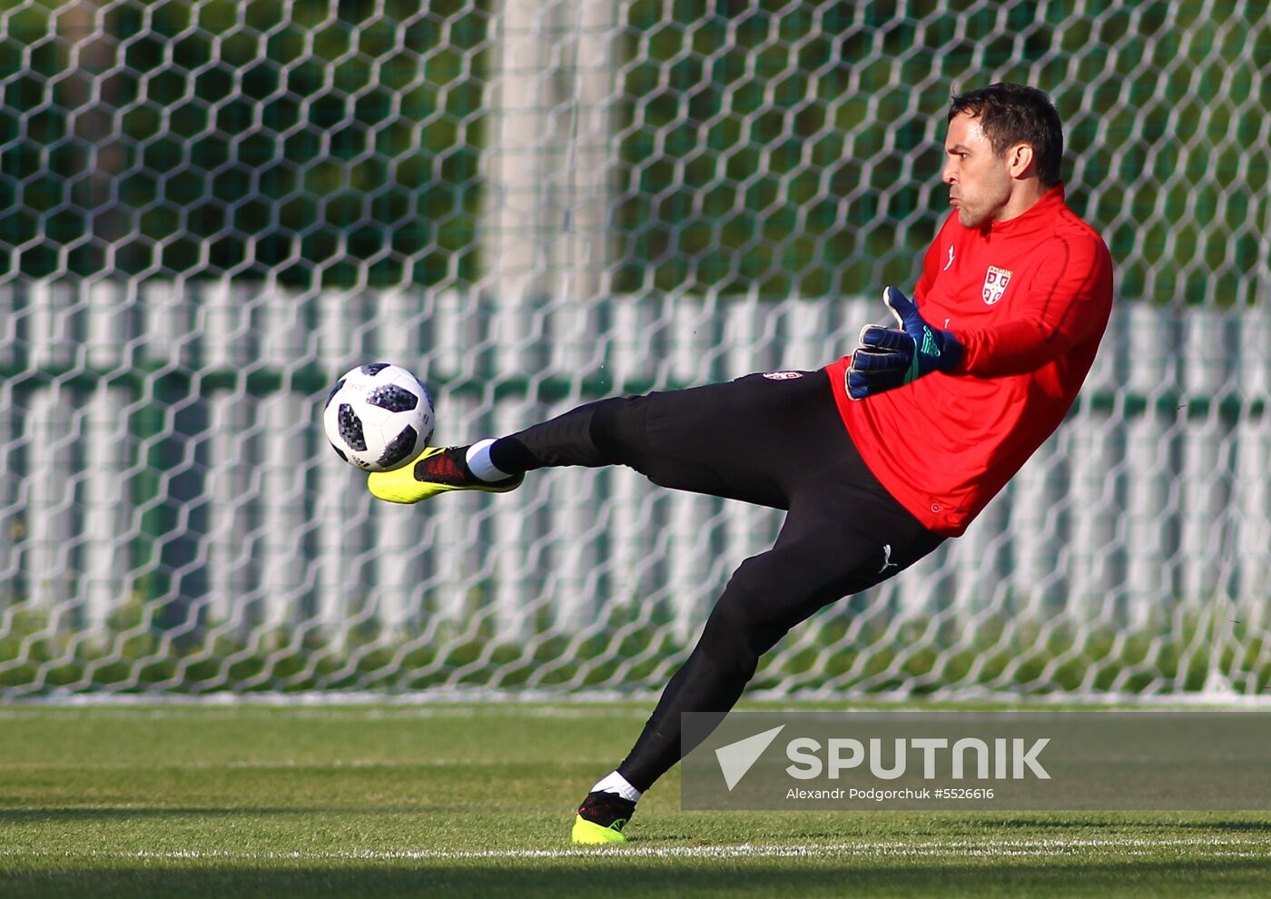 Russia World Cup Serbia Training