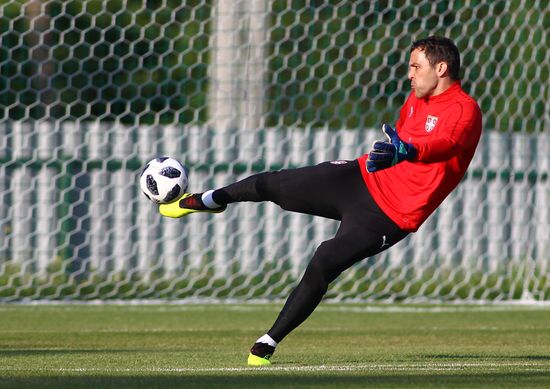 Russia World Cup Serbia Training