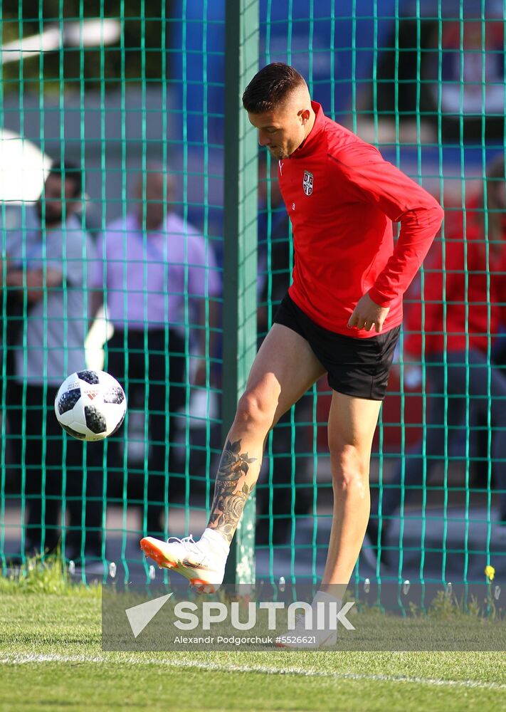 Russia World Cup Serbia Training