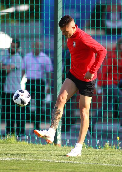 Russia World Cup Serbia Training