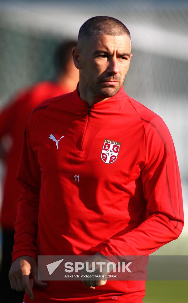 Russia World Cup Serbia Training