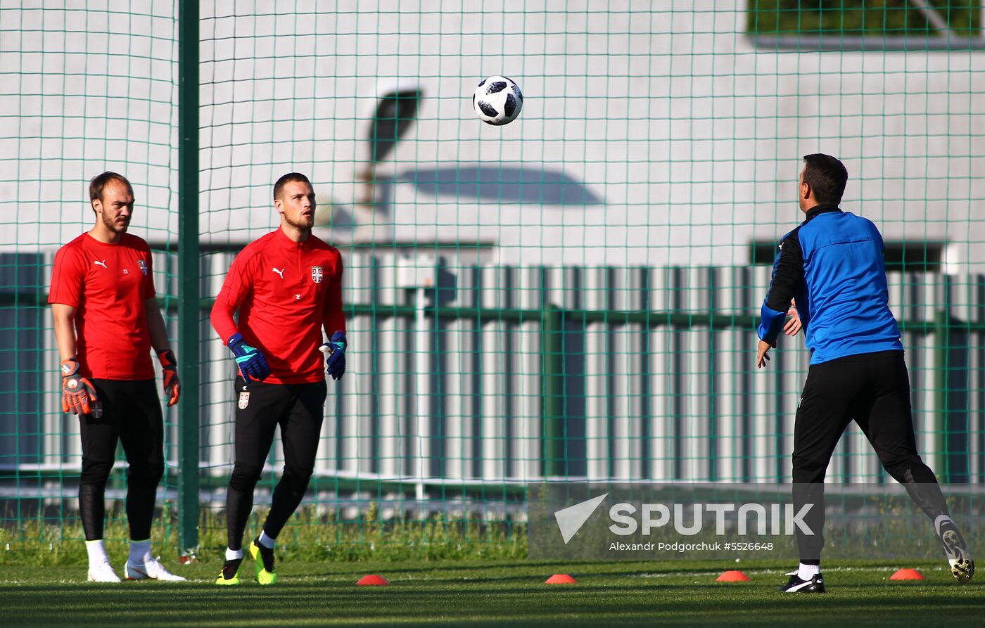 Russia World Cup Serbia Training