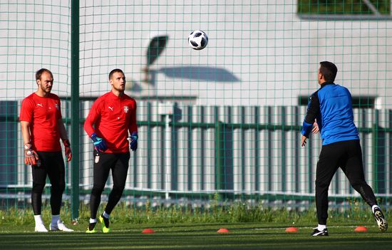 Russia World Cup Serbia Training