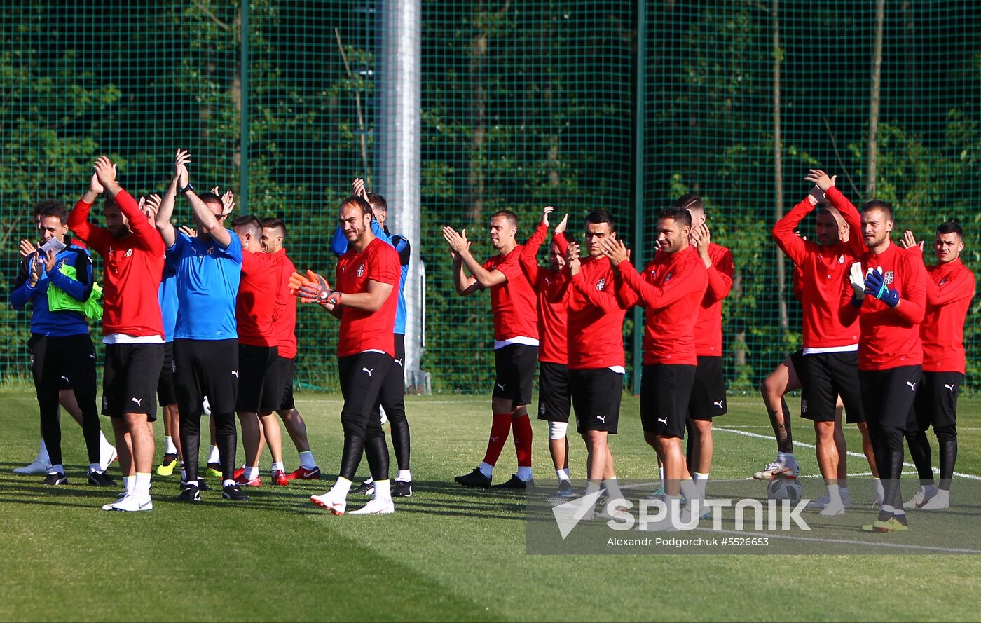 Russia World Cup Serbia Training