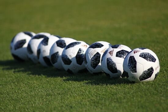 Russia World Cup Serbia Training