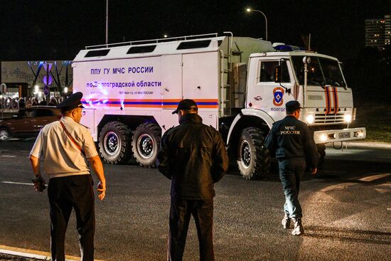 Catamaran collides with barge outside Volgograd