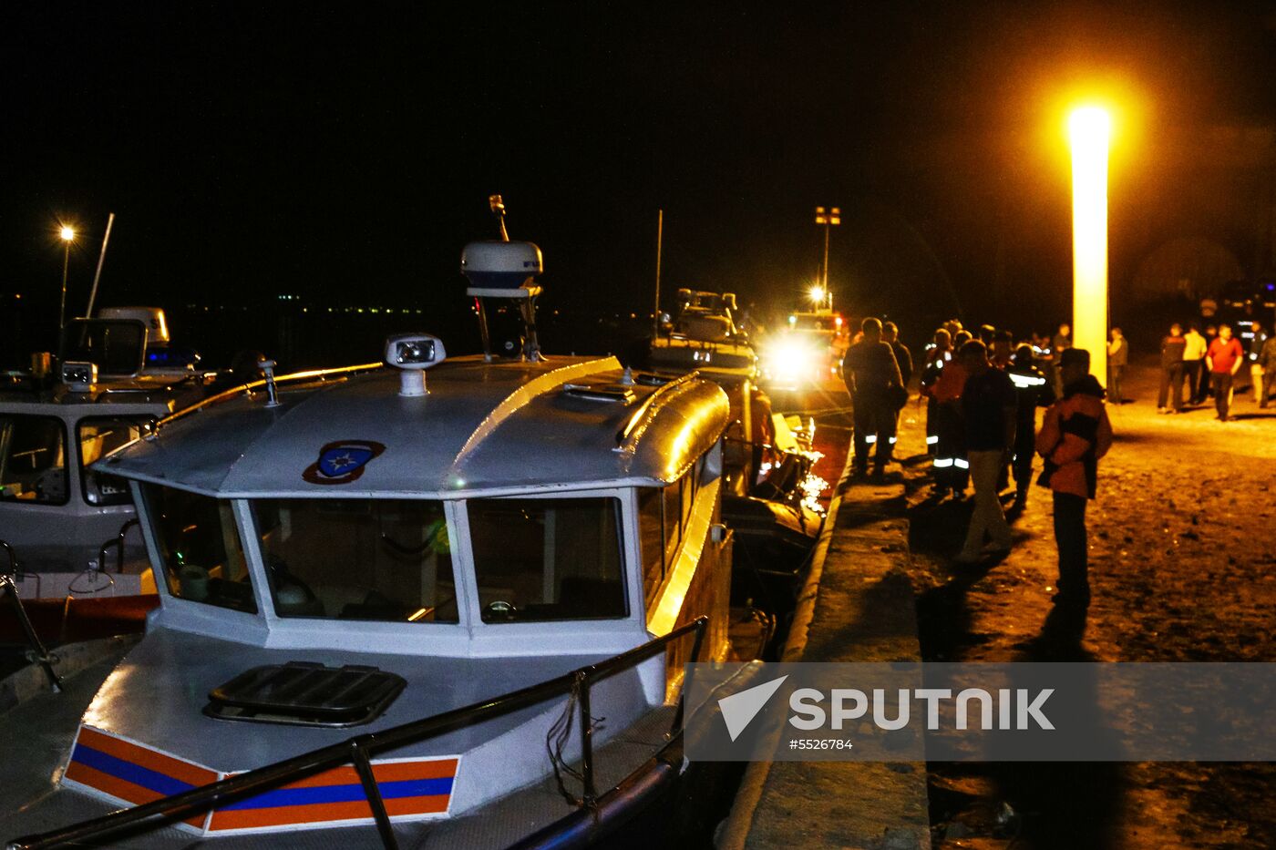 Catamaran collides with barge outside Volgograd