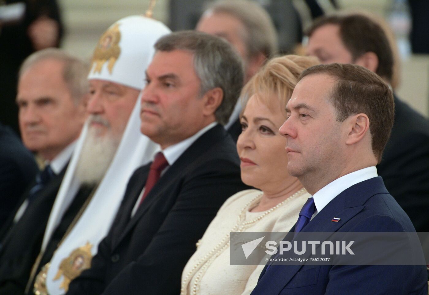 President Vladimir Putin presents national awards in science, literature and arts