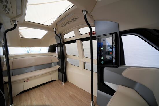 Kamaz presents SHUTTLE unmanned electric bus