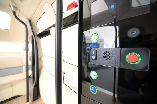 Kamaz presents SHUTTLE unmanned electric bus